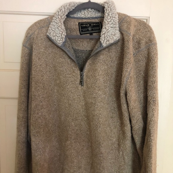 True Grit Sweaters - True grit half zip sweatshirt